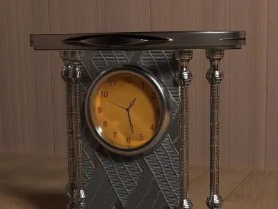 Table Clock 3D model