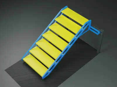 staircase 004 3D Model  3D model