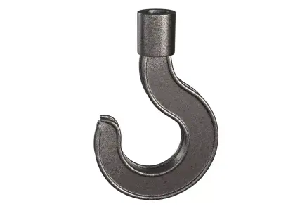 Crane Hook PBR Low-poly 3D model