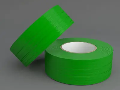 Duct Tape Green 3D model