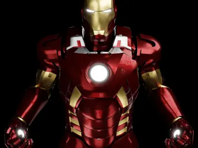 Iron Man Mark 7 Free 3D model