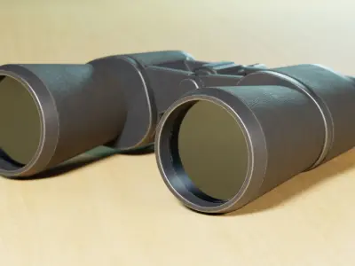 Binocular 3D model buy