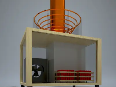 Tesla Coil 3D model purchase