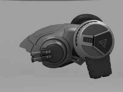 sci-fi drone  3D model