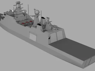 FFG Absalon class Low-poly 3D model
