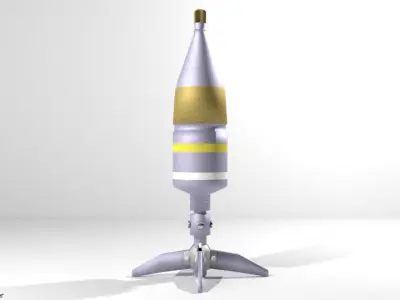 Rocket Launcher - Projectile - HEAT High Explosive Anti-Tank 3D model
