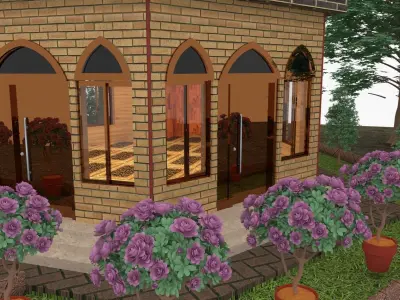 MOSQUE BEAUTIFUL 3D PLAN  Free 3D model
