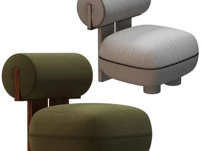 HIPPO Lounge Chair by Norr11 3D model