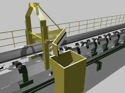 Iron Ore Pelletizing Unit 3D model