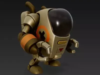 Metal Slug Robot 02 Free 3D print model