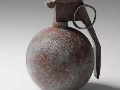 Bomb Ball Low-poly 3D model