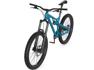 Downhill Bicycle 3D model order
