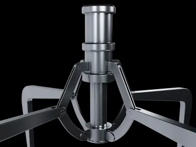 Metal Claw 16 with RIG 3D model