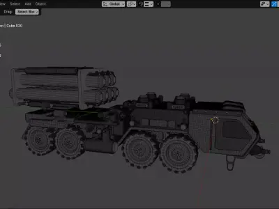 Military Truck Free 3D model