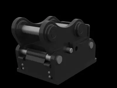 Quick coupler 3D model