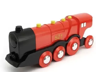 Locomotive Toy 3D model