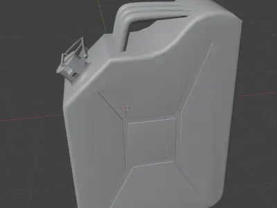 Jerrycan Free low-poly 3D model