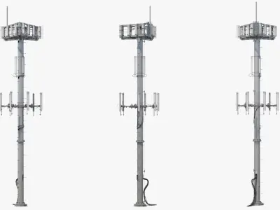 Cell Tower 3D model buy
