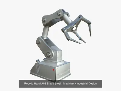 10 Robotic Hand A Collection - Machinery Industrial Design 3D Model Pack