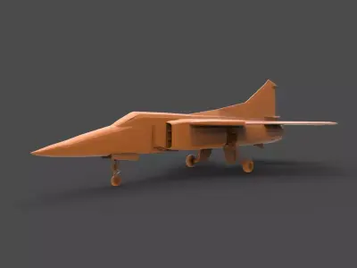 Mikoyan-Gurevich MiG-23 3D print model