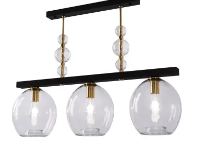 Chandelier Geometric Colorglass SKU 12101 Free 3D model