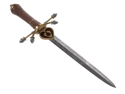 Dagger Ancient 3 3D model