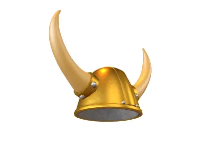 Viking Hat V1 005 Low-poly 3D model