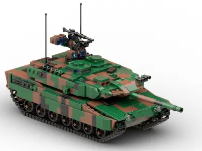 MocBricks3D - Lego Leopard2 A7 3D print model