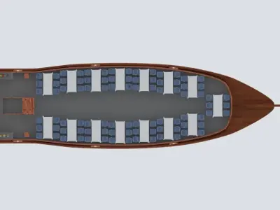 Saudi Sight-seeing Ship 3D model