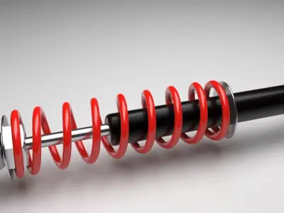 Car Shock Absorber 3D model by erikyavrumyan