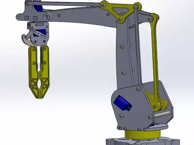 robotic arm 3D model 24