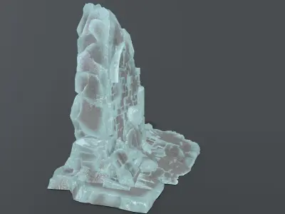 Buddha Rock Low-poly 3D model purchase