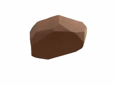 Dinosaur Footprint Fossil 3D model