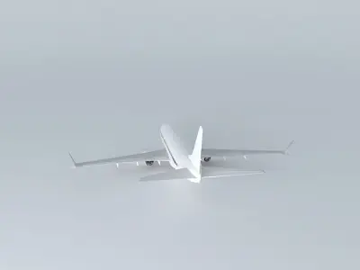 Template - Boeing 737 Max 7 Free 3D model