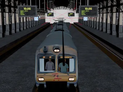 Churchgate Railway Station - Bombay 3D model