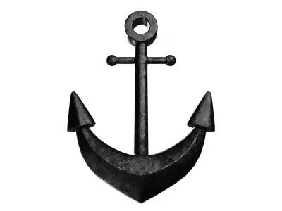 Anchor Low-poly 3D model purchase