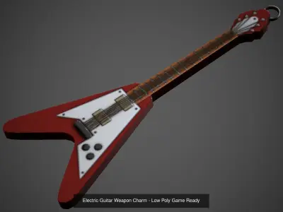 Weapon Charms Small Collection vol 02 - Low Poly Game Ready 3D Model Pack