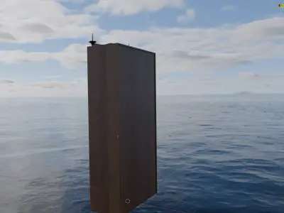 Titanic cabinet with safes 3D model