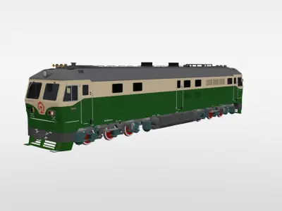 Train chinese 3D model