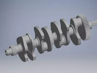 Crank Shaft Part 3D model