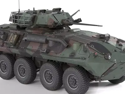 Light Armored Vehicle LAV25 Free low-poly 3D model