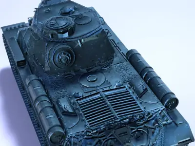 Tanque IS2 3D model