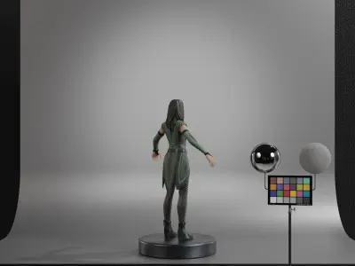 Mantis Low-poly 3D model