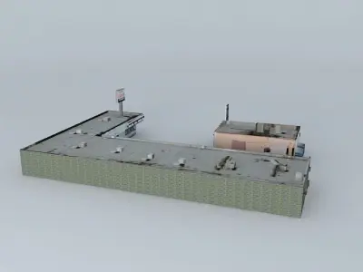 Mini Mall Free 3D model