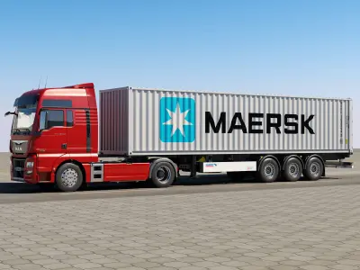 TRUCK XXL Container 3D model