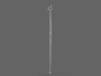 PBR Pipe Weapon V2b Low-poly 3D model