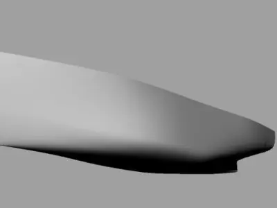Fishing Vessel Hull and LinesPlan For Analysis  Free 3D model