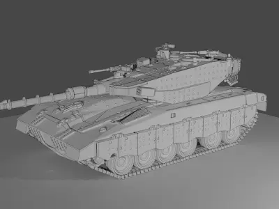 IDF Merkava mark 3 - Batash 3D print model purchase
