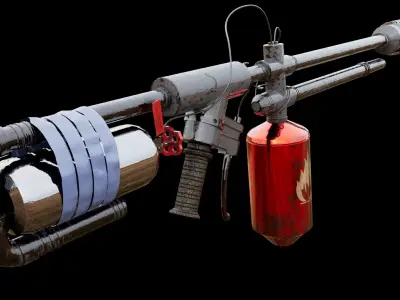 Flamethrower 3D model get