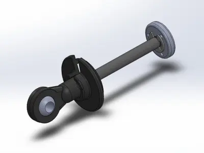Shock absorber 3D model by abchene-beno - Rigged